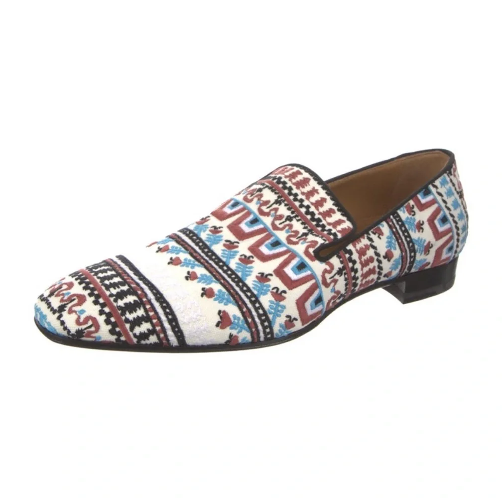 Christian Louboutin Printed Loafers - Picture 2 of 6